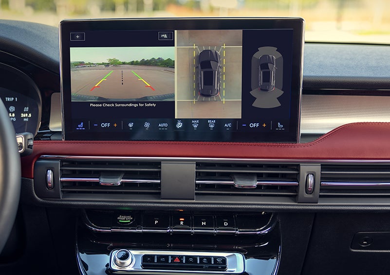 The large center touchscreen of a 2024 Lincoln Corsair® SUV is shown. | Thomasville Lincoln in Thomasville GA